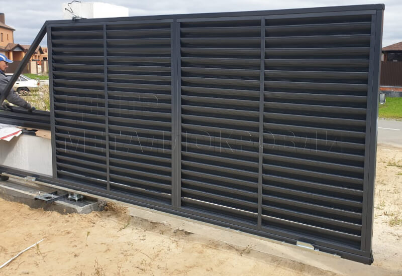 Забор-жалюзи в Жанаозене фотография